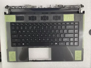 01F2H0 FOR DELL Alineware M15 R6 R7 Black C Shell Palmrest Backlit RGB Keyboard