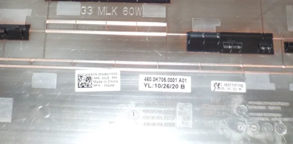 NEW Dell OEM G Series G3 3500 Laptop Base Bottom Cover -PG- 1650 Ti- AMA01 C6JN0 - Image 4