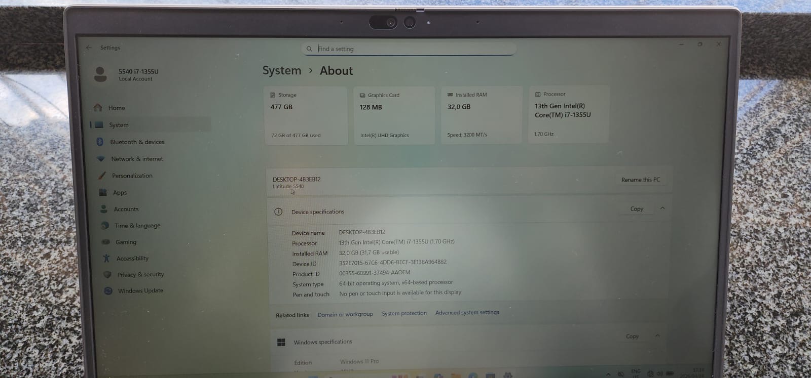 Dell Latitude 5540 i7-1355U | 32GB RAM | 512GB NVMe SSD | 15.6β FHD | Windows 11 Pro | 6-Month Warranty - Image 9